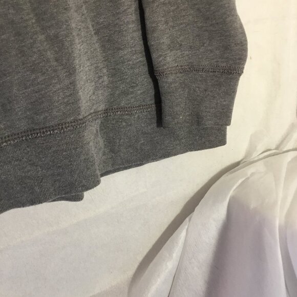 Hollister Sweatshirt Med Womans 40" Grey Pink Logo Bird Chest 40" Length 22" - Picture 5 of 6